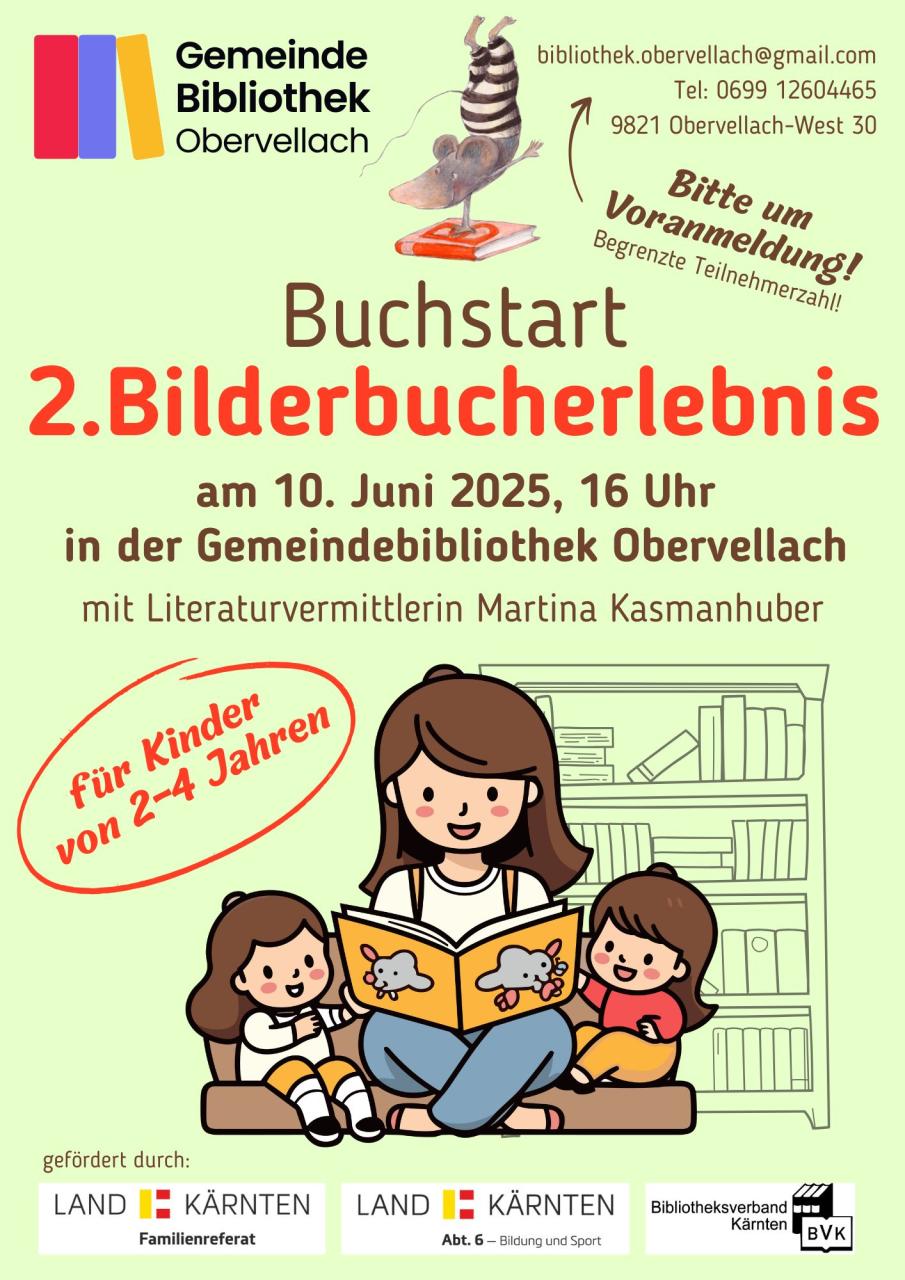 Plakat 2. Bilderbucherlebnis