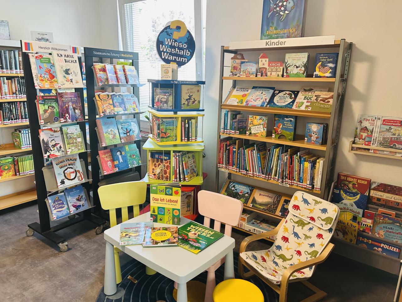 Kinderbereich in der Bibliothek